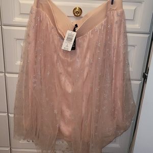 Torrid blush tulle skirt